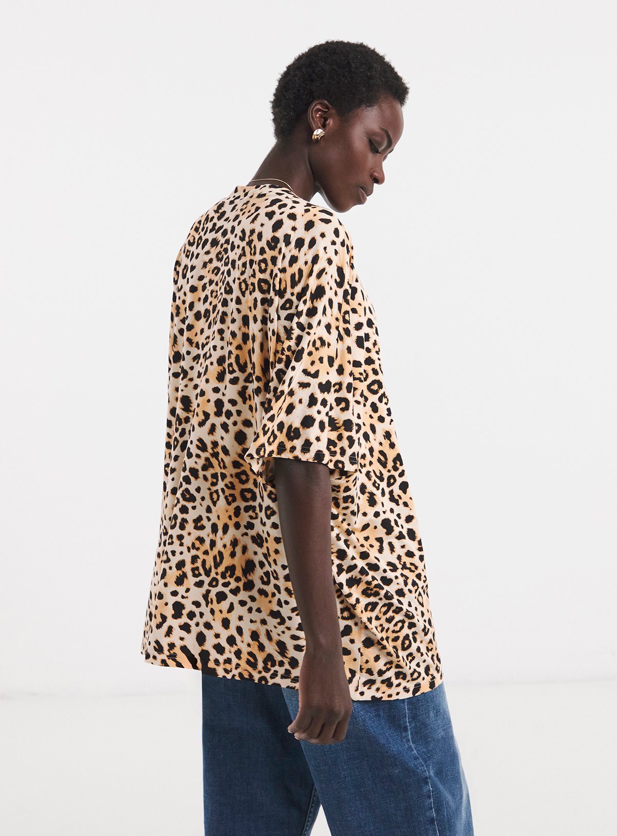 JD WILLIAMS Short Sleeve Leopard Print Cardigan 20 - Image 2 thumbnail